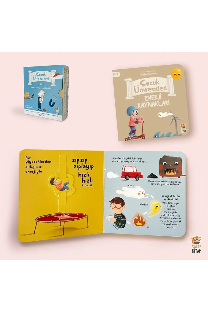 Çocuk Üniversitesi Fizik Seti (3 Kitap) - Şehir Online Mağazacılık
