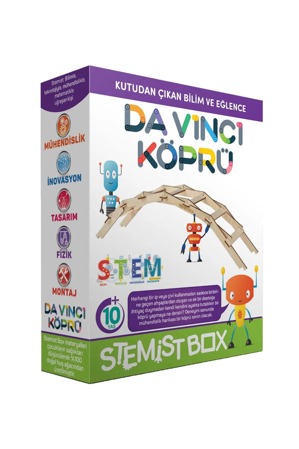 Da Vinci Köprü Ahşap Eğitici Bilim ve Deney Eğlenceli Çocuk Aktivite Oyunu - Şehir Online Mağazacılık