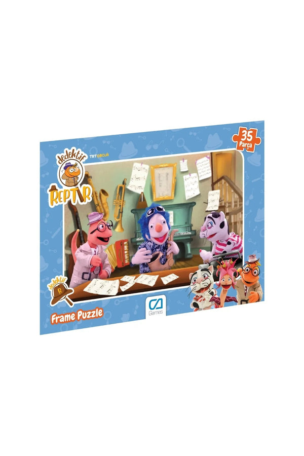 Dedektif Reptır Lisanslı 35 Parça Çerçeveli 34x24cm Çocuk Puzzle Yapboz - Şehir Online Mağazacılık