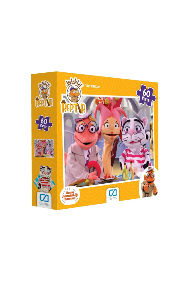 Dedektif Reptır Lisanslı 60 Parça 34x24cm Çocuk Puzzle Yapboz - Şehir Online Mağazacılık