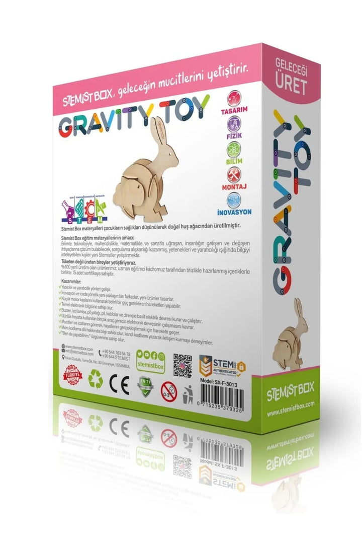 Gravity Toy Yer Çekim Ahşap Eğitici Bilim ve Deney Eğlenceli Çocuk Aktivite Oyunu - Şehir Online Mağazacılık