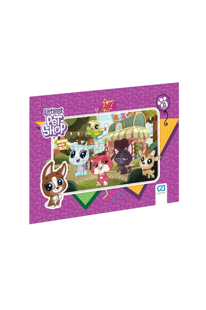 Littlest Pet Shop Lisanslı 35 Parça Çerçeveli 34x24cm Çocuk Puzzle Yapboz - Şehir Online Mağazacılık
