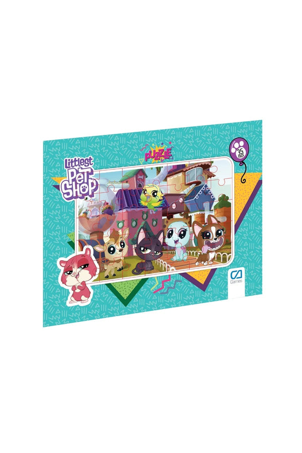 Littlest Pet Shop Lisanslı 35 Parça Çerçeveli 34x24cm Çocuk Puzzle Yapboz - Şehir Online Mağazacılık