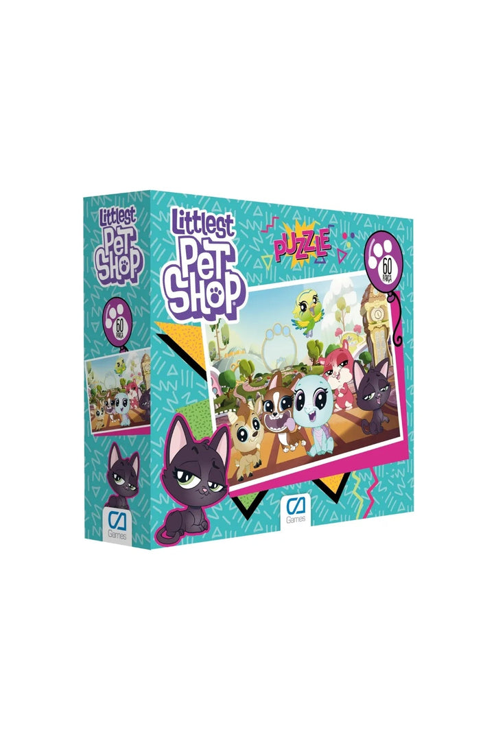 Littlest Pet Shop Lisanslı 60 Parça 34x24cm Çocuk Puzzle Yapboz - Şehir Online Mağazacılık