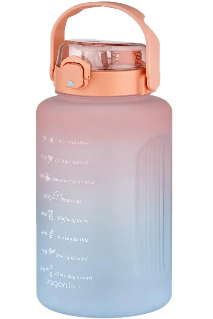 Mega Büyük Boy 2500ml Çift Renk Matara - Şehir Online Mağazacılık