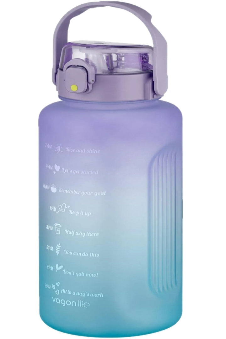 Mega Büyük Boy 2500ml Çift Renk Matara - Şehir Online Mağazacılık