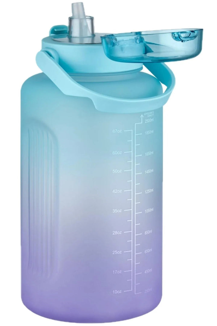 Mega Büyük Boy 2500ml Çift Renk Matara - Şehir Online Mağazacılık