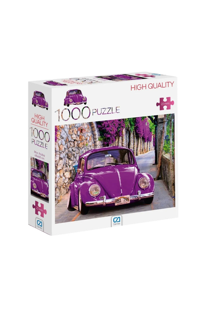 Mor Araba 1000 Profesyonel Hobi Puzzle Yapboz Serisi - Şehir Online Mağazacılık