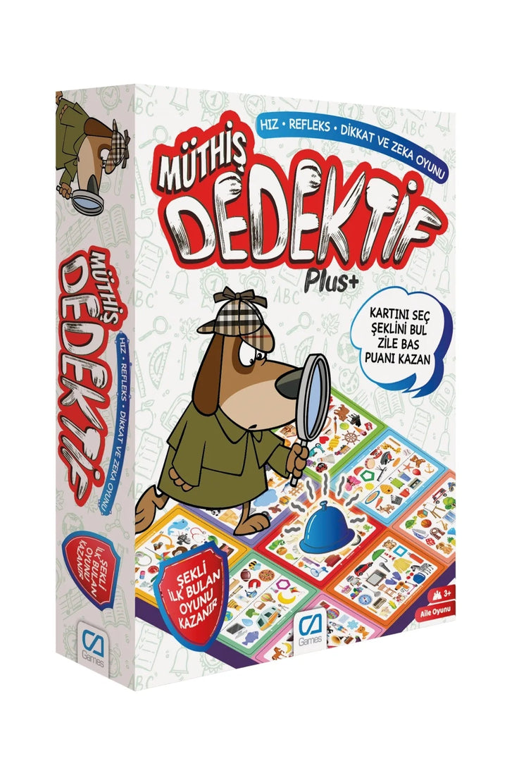Müthiş Dedektif Plus Dikkat ve Zeka Aile Kutu Oyunu - Şehir Online Mağazacılık