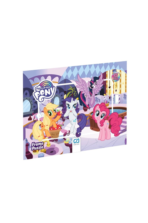 My Little Pony Lisanslı 35 Parça Çerçeveli 34x24cm Çocuk Puzzle Yapboz - Şehir Online Mağazacılık