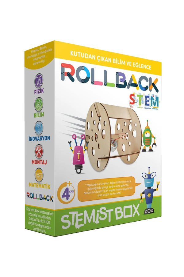 Rollback Ahşap Eğitici Bilim ve Deney Eğlenceli Çocuk Aktivite Oyunu - Şehir Online Mağazacılık