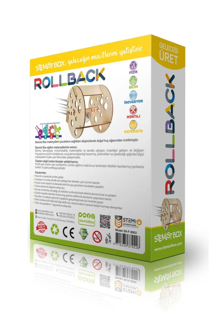 Rollback Ahşap Eğitici Bilim ve Deney Eğlenceli Çocuk Aktivite Oyunu - Şehir Online Mağazacılık