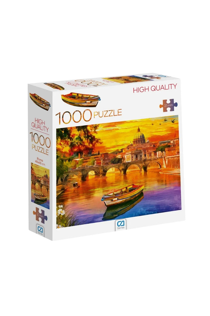 Roma Manzaralı 1000 Profesyonel Hobi Puzzle Yapboz Serisi - Şehir Online Mağazacılık