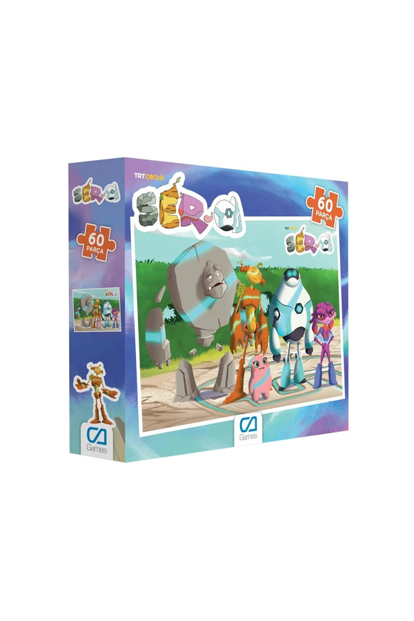 Ser-A Lisanslı 60 Parça 34x24cm Çocuk Puzzle Yapboz - Şehir Online Mağazacılık
