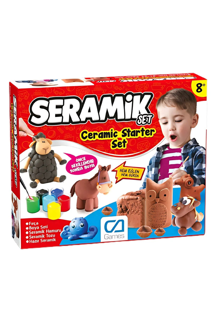 Seramik Başlangıç Seti Eğitici ve Eğlenceli Aktivite Seti - Şehir Online Mağazacılık