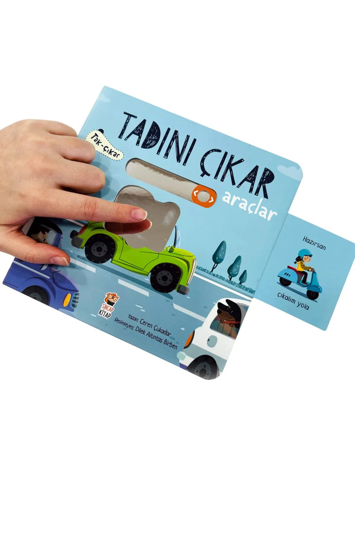 Tadını Çıkar Serisi /Araçlar /Tak-Çıkar Kitaplar 0-6 Yaş Eğitici Puzzle Kitap - Şehir Online Mağazacılık