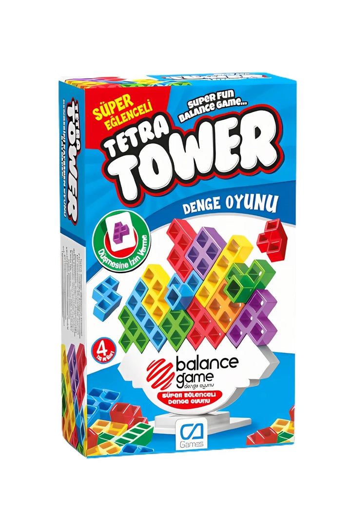Tetra Tower Süper Eğlenceli İki Oyunculu Denge Kurma Oyunu - Şehir Online Mağazacılık