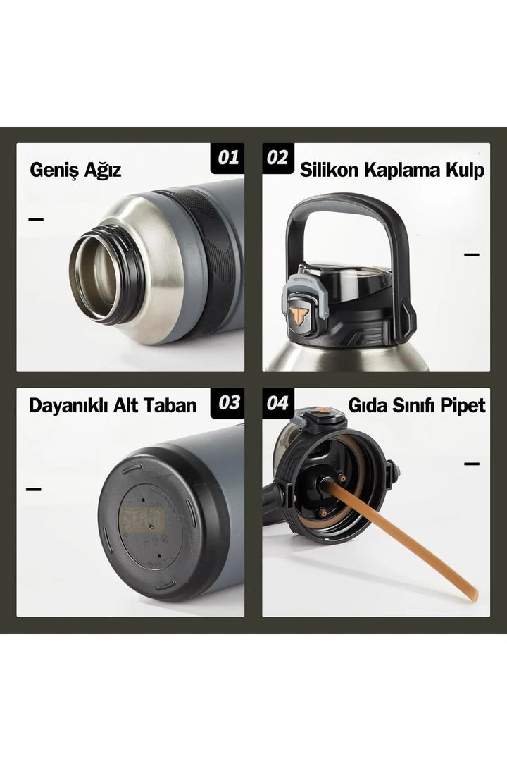 TKK 1000ml Paslanmaz Çelik Termos - Şehir Online Mağazacılık