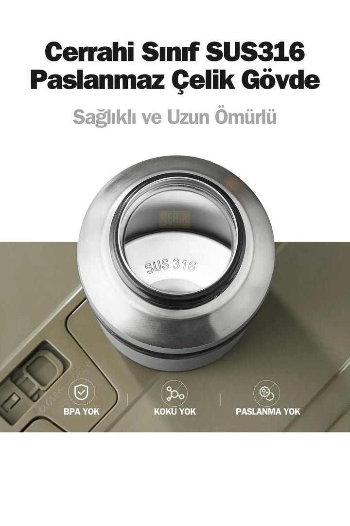 TKK 1000ml Paslanmaz Çelik Termos - Şehir Online Mağazacılık