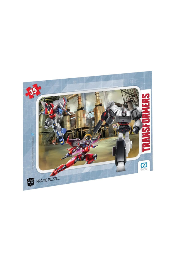 Transformers Lisanslı 35 Parça Çerçeveli 34x24cm Çocuk Puzzle Yapboz - Şehir Online Mağazacılık