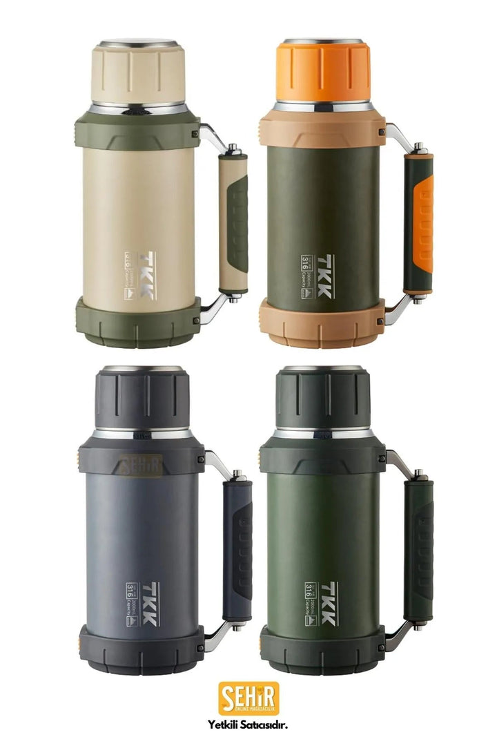 Ultra Boy 2000ml Kulpu Paslanmaz Çelik Termos - Şehir Online Mağazacılık