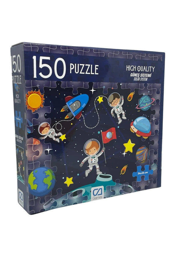 Uzay 150 Parça 34x24cm Çocuk Puzzle Yapboz Serisi - Şehir Online Mağazacılık
