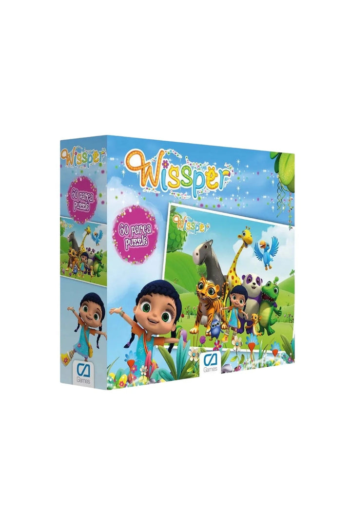 Wissper Lisanslı 60 Parça 34x24cm Çocuk Puzzle Yapboz - Şehir Online Mağazacılık