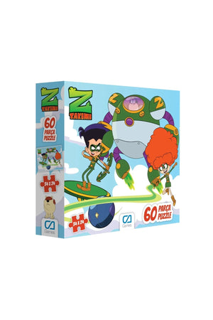 Z-Takımı Lisanslı 60 Parça 34x24cm Çocuk Puzzle Yapboz – Şehir